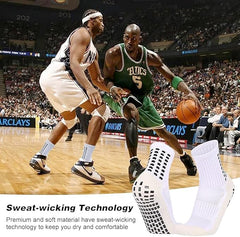 Grip Socks for Sports | Anti-Slip Football, Cricket, Gym, Yoga, Pilates, Running Socks for Men & Women