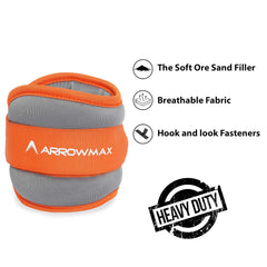 Premium Adjustable Ankle & Wrist Weights for Home Workout, Walking & Gym Training Physiotherapy