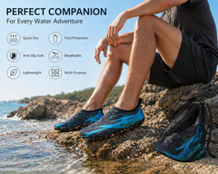 Comfortable stretchable aqua shoes for men women quick dry swim socks India