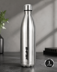 metal water bottle stainless stell 1 liter hot and cold