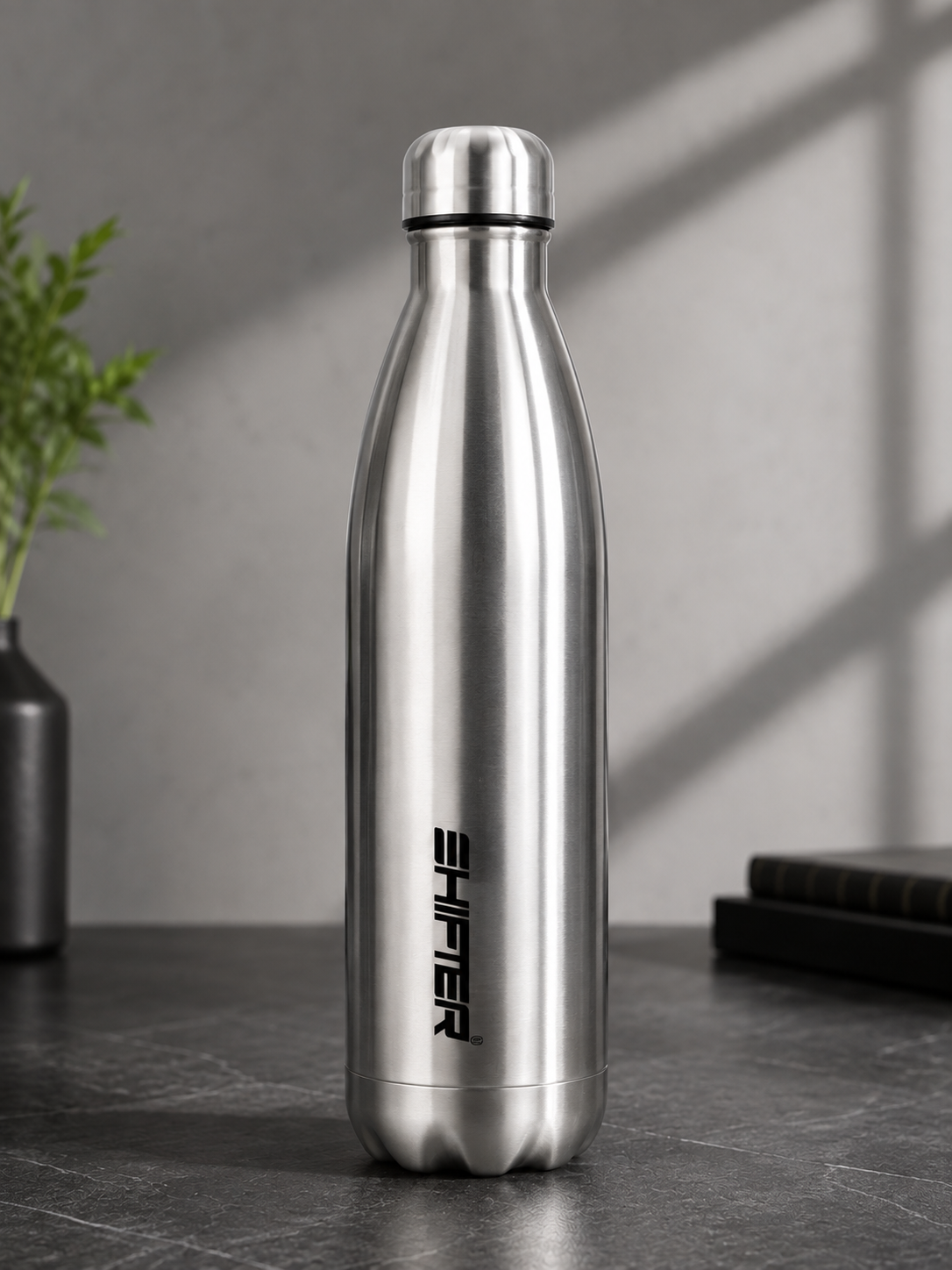 water bottle steel metal sipper office home workout home 