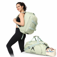 gym bag with shoe compartment for men and women