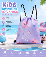 ARROWMAX Kids Waterproof Swim Bag | Drawstring Swimming Backpack for Boys & Girls | Lightweight Pool, Beach, School & Sports Bag
