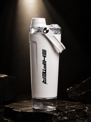 SHIFTER Nitro Stainless Steel Protein Shaker Bottle 750ml | Leakproof Gym Shaker with Mixing Ball | BPA-Free Steel Blender Bottle for Protein, Pre Workout & Fitness