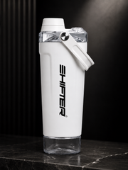 SHIFTER Nitro Stainless Steel Protein Shaker Bottle 750ml | Leakproof Gym Shaker with Mixing Ball | BPA-Free Steel Blender Bottle for Protein, Pre Workout & Fitness