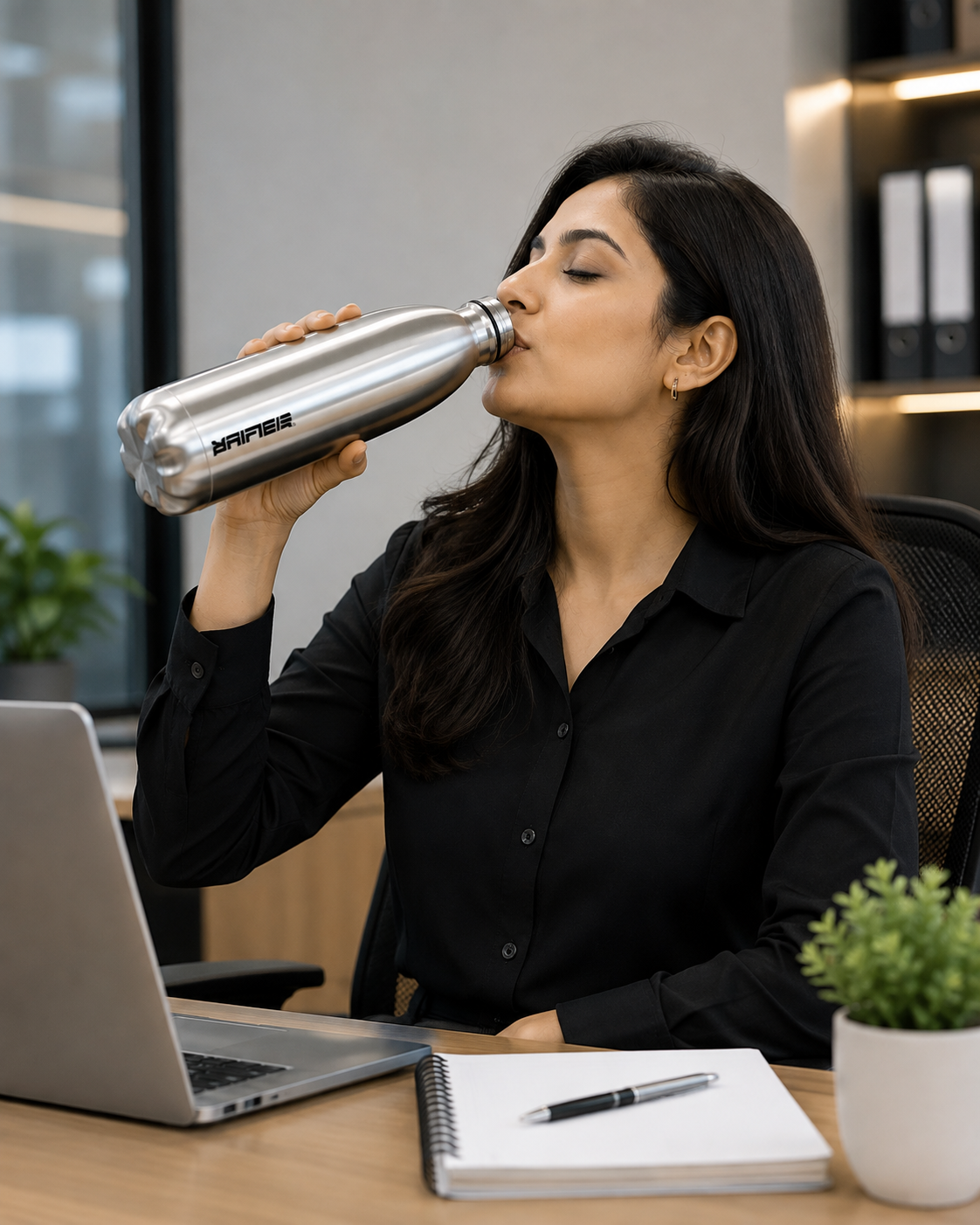 steel water bottle metal 1 liter 1000ml 