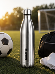 sports water bottle steel sipper metal ml men women