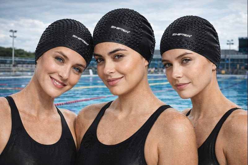 Swimming cap for long hair unisex comfortable fit