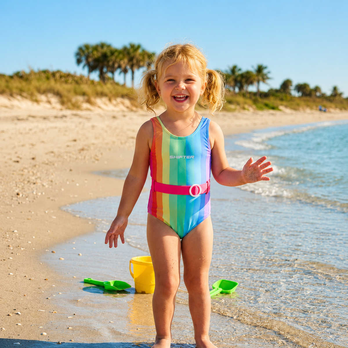 Kids Swimwear for Boys & Girls | Quick-Dry, UV Protection Swimming Costume for Kids | Comfortable Pool & Beach Wear (Ages 2–14)
