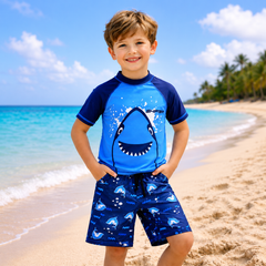 Kids' 2-Piece Swim Set – Stretchable, Quick-Dry & UV Protective