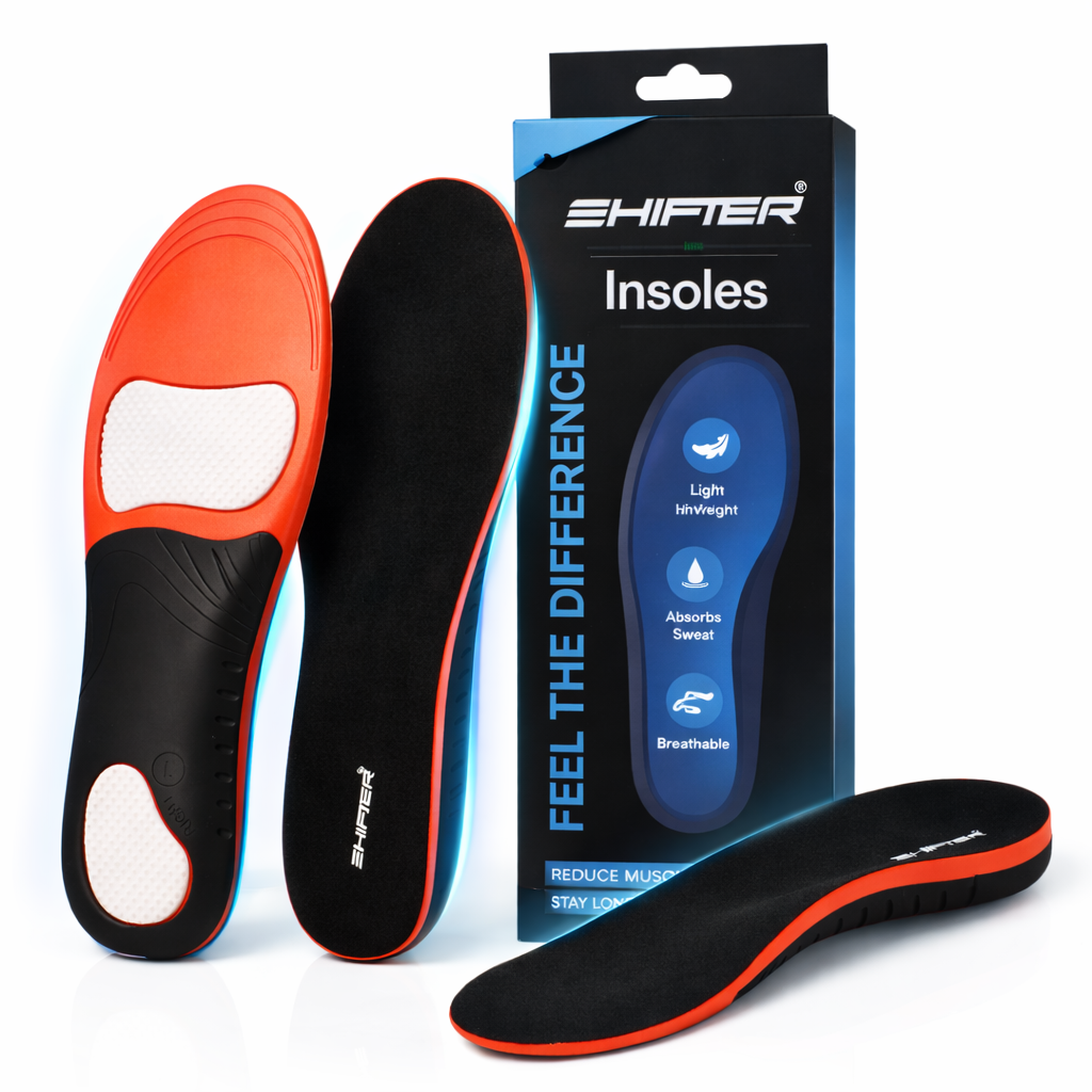 Shifter arch support height increase insoles for men heel pain relief shoe insert