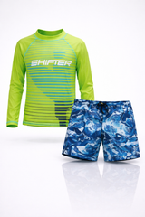 Kids 2 piece unisex swimwear for boys and girls quick dry swimming costume India