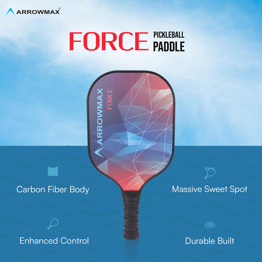 Arrowmax Carbon Pickleball Paddle-Force