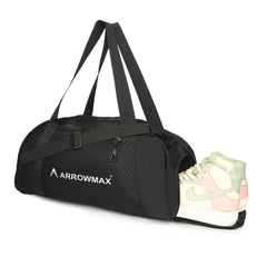 Sports gym bag with separate shoe pocket – duffle travel bag for men & women India