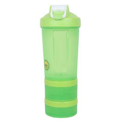 Gym Shaker Bottle With 2 Containers - Dominator ASB-07