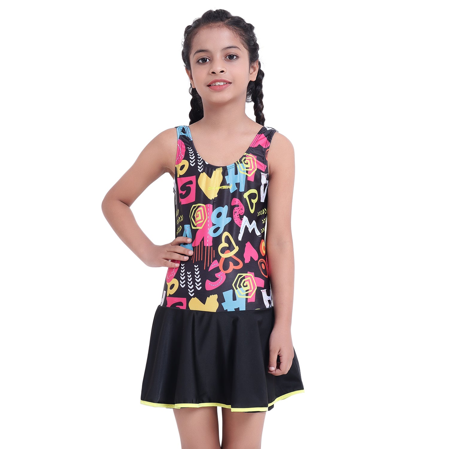 girls swimwear one piece swimsuit for kids India