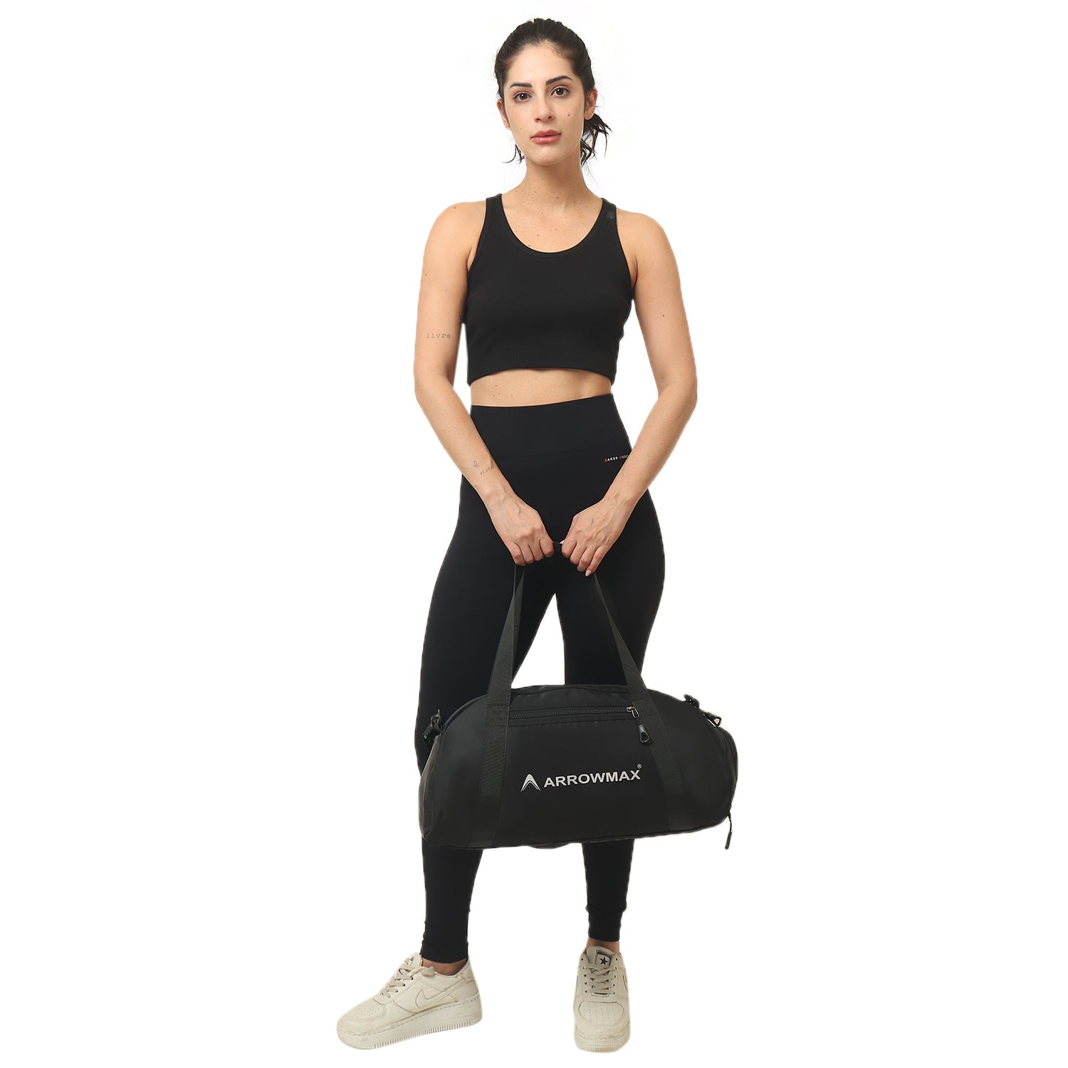 Lightweight gym bag with shoe section – travel duffle bag for fitness and sports