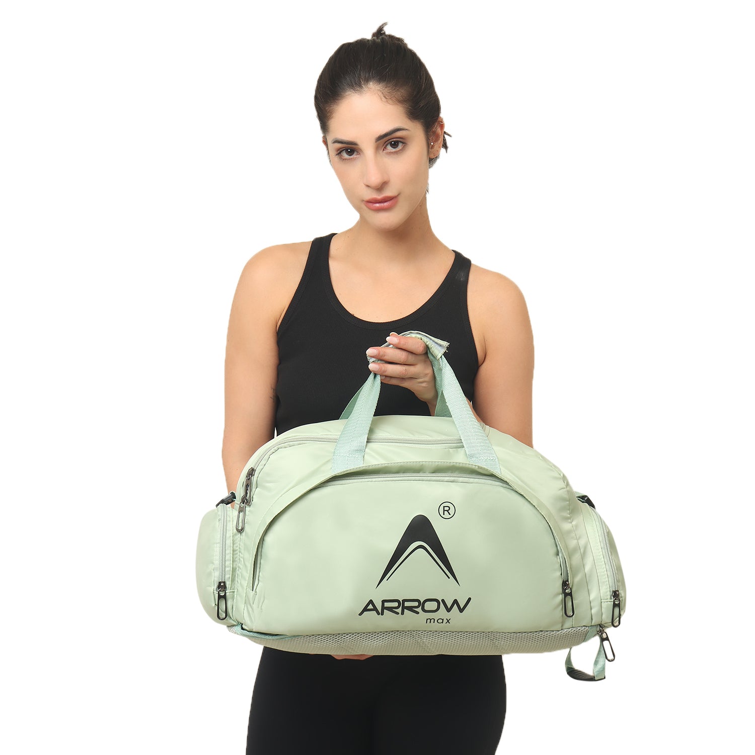 Multipurpose travel duffle bagpack with shoe pocket – ideal for weekend trips and sports travel in India.
