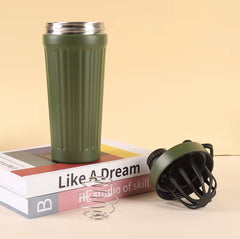 Steel Gym Shaker Bottle – Stainless Steel Protein Shaker for Gym & Fitness