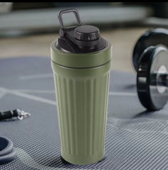 Steel Gym Shaker Bottle – Stainless Steel Protein Shaker for Gym & Fitness