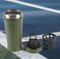 protein shaker steel sipper gym men women tumbler