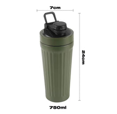 Steel Gym Shaker Bottle – Stainless Steel Protein Shaker for Gym & Fitness