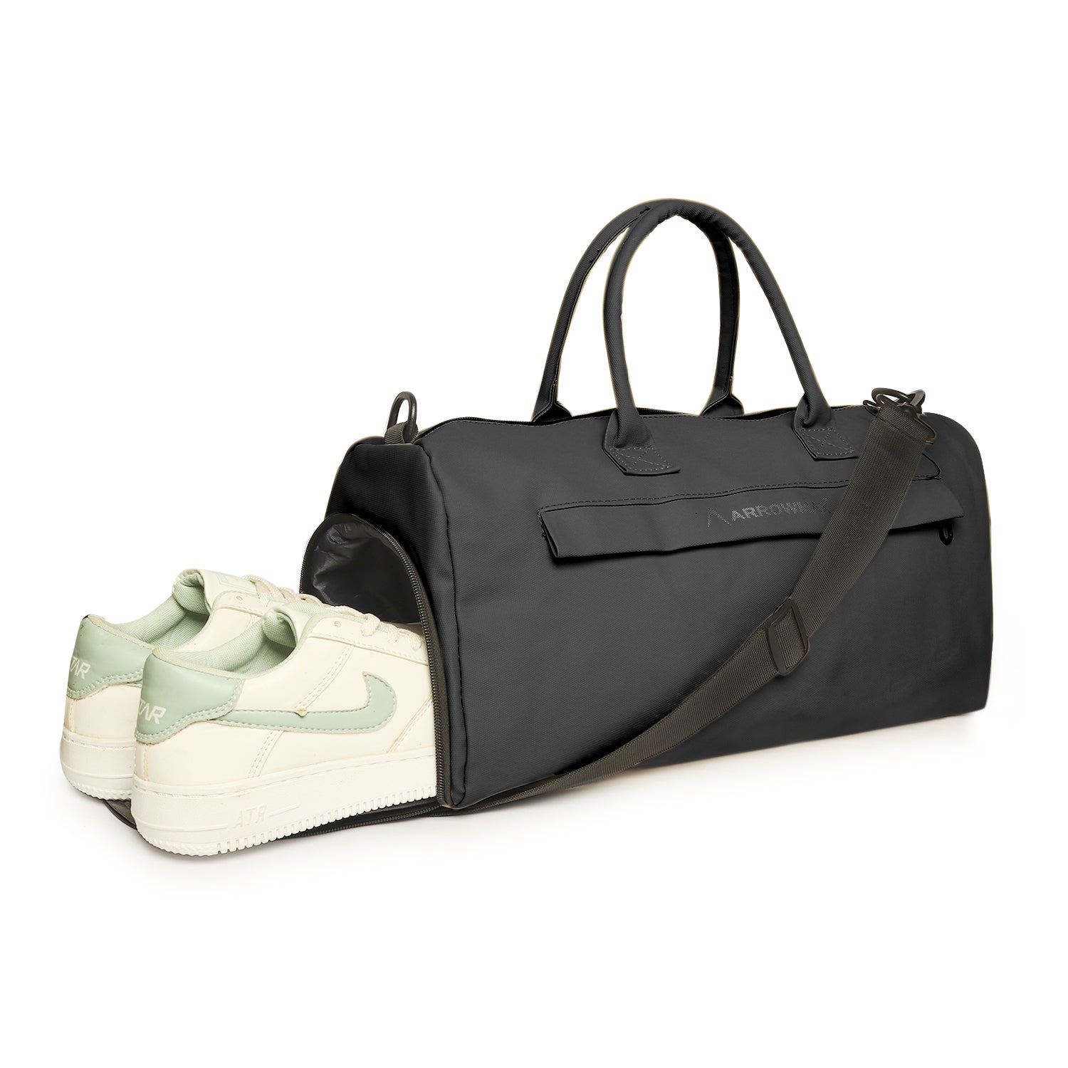 duffle travel carry bag men women black 