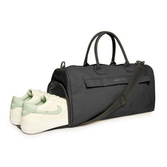 duffle travel carry bag men women black 
