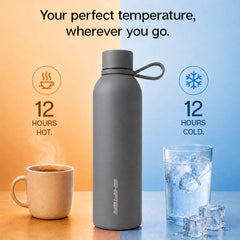 750 ml Stainless Steel Water Bottle | Insulated Hot & Cold Bottle for Office, Home, Gym, Sports & Travel | BPA Free | 1 Litre