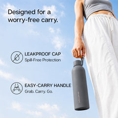 750 ml Stainless Steel Water Bottle | Insulated Hot & Cold Bottle for Office, Home, Gym, Sports & Travel | BPA Free | 1 Litre