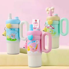 Kids Steel Sipper Bottle for School,Travel  Home – High Quality Stainless Steel, Leakproof & BPA-Free