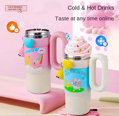 Kids Steel Sipper Bottle for School,Travel  Home – High Quality Stainless Steel, Leakproof & BPA-Free