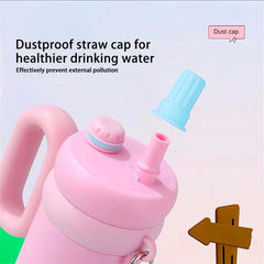 Kids Steel Sipper Bottle for School,Travel  Home – High Quality Stainless Steel, Leakproof & BPA-Free