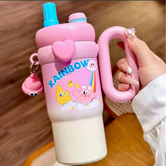 Kids Steel Sipper Bottle for School,Travel  Home – High Quality Stainless Steel, Leakproof & BPA-Free