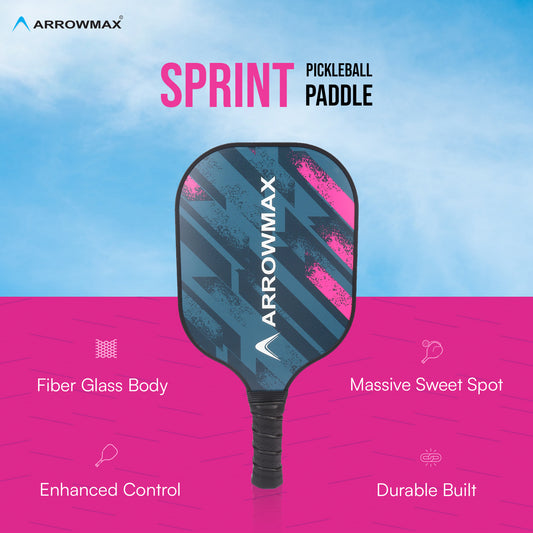 Arrowmax Fiberglass Pickleball Paddle - Sprint