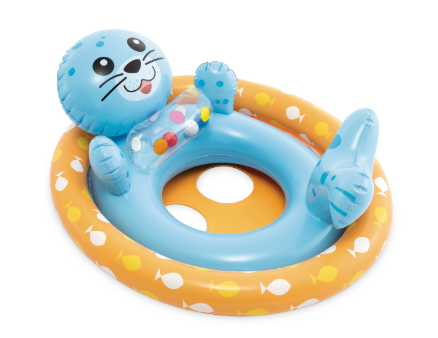 Intex Swimming Walker Tube For Kids 3-4 Years Green 59570