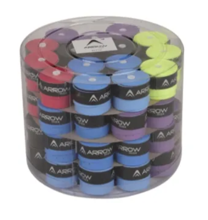 Dotted Badminton,Squash,Pickleball Grip – Anti‑Slip Textured Handle for Comfort & Control