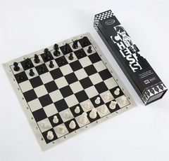 Tournament Chess Mat – Foldable Vinyl Chess Board with Coordinates for Competition