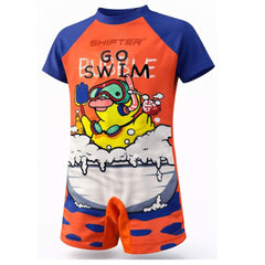 Kids one piece zipper swimwear for boys and girls