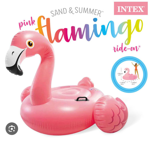 Adult Unicorn Party Swimming Tube Inflatable Pool Float + Free Pump (1.78 X 1.35 Meter)-INTEX