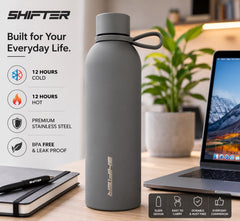 1000ml Stainless Steel Water Bottle | Insulated Hot & Cold Bottle for Office, Home, Gym, Sports & Travel | BPA Free | 1 Litre