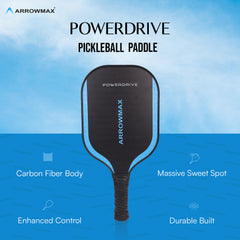 pickleball paddle carbon fiber arrowmax powerdrive pickle ball rackets