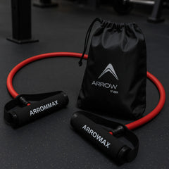 Heavy Resistance Toning Tube with Foam Handles | Strength Training Resistance Band for Full Body Workout